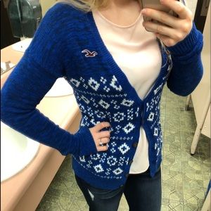 Festive holiday cardigan
